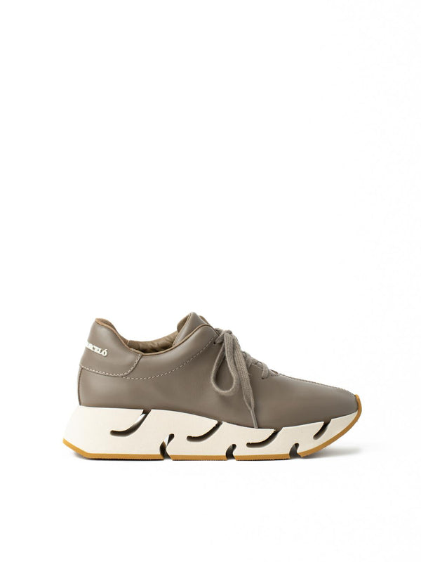 paloma barceló Pia nappa taupe Sneakers