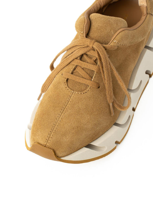 Paloma Barceló Pia Suede Camel Sneakers