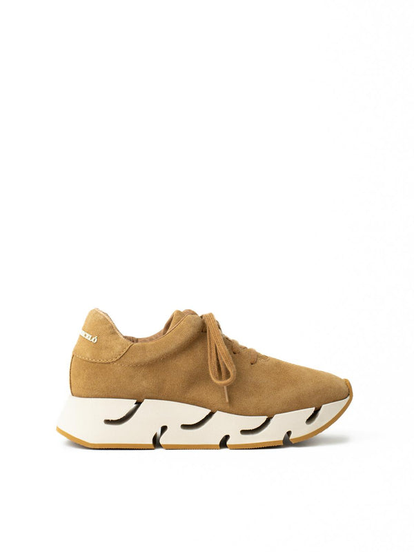 paloma barceló Pia suede camel Sneakers