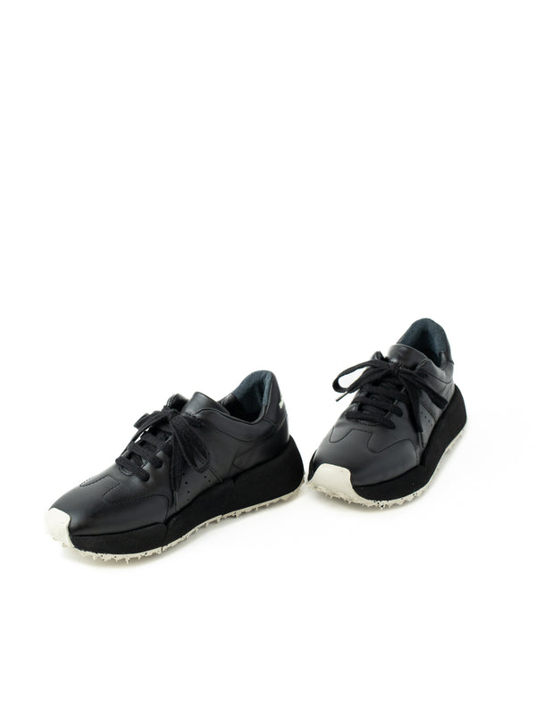 Paloma Barceló Sabela Nappa Black Sneakers