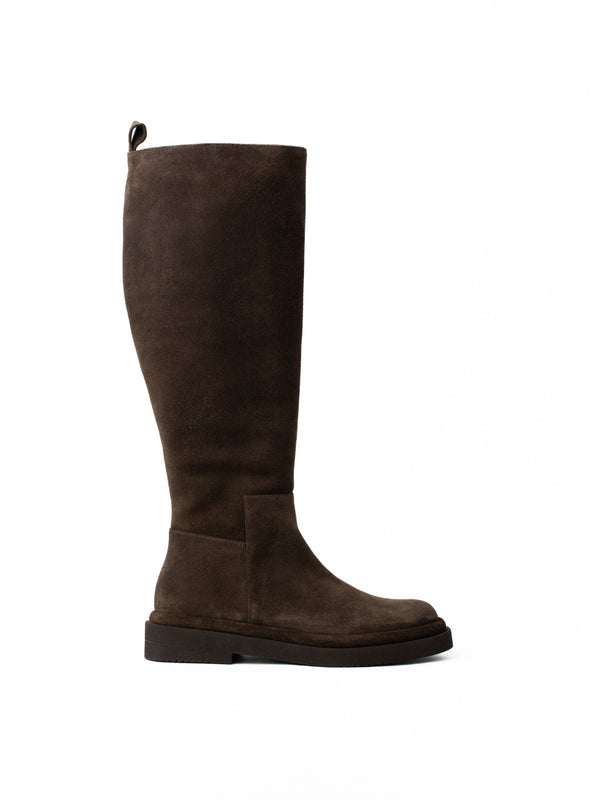 paloma barceló Selma suede brown