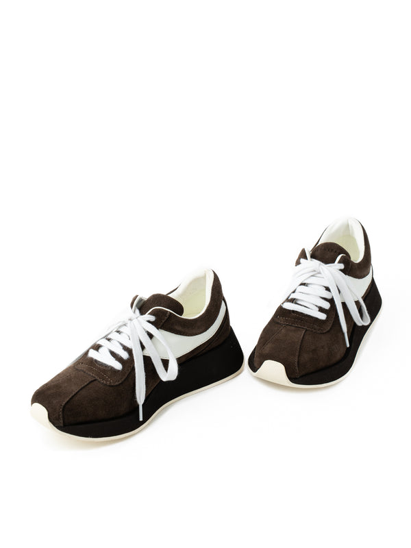 Paloma Barceló Zoe Suede Brown Sneakers
