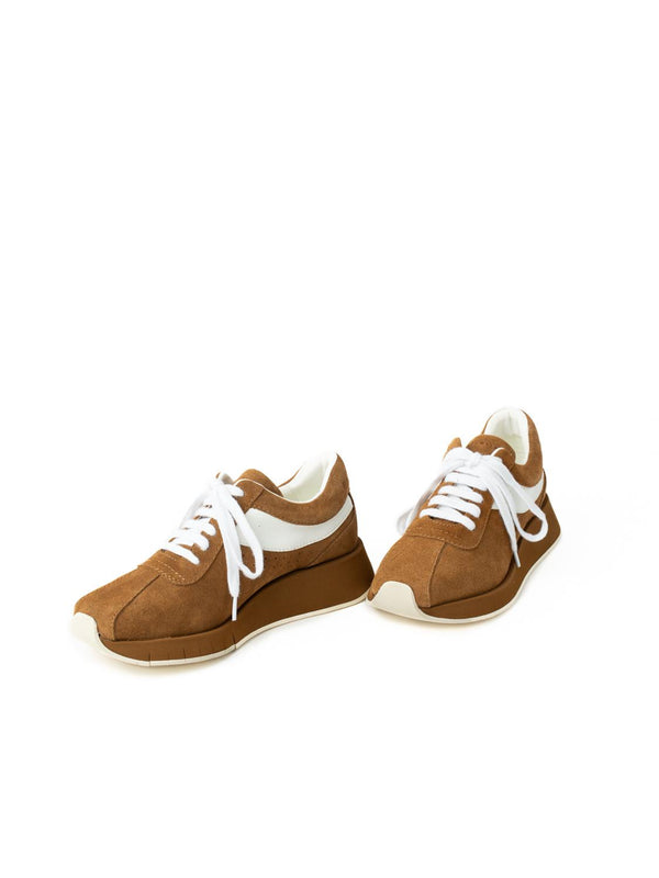 Paloma Barceló Zoe Suede Cuoio Sneakers