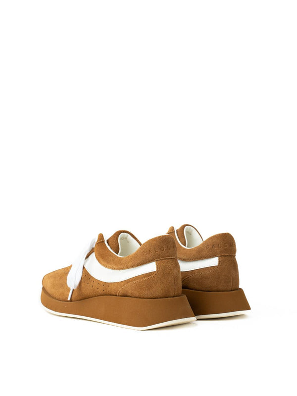 Paloma Barceló Zoe Suede Cuoio Sneakers