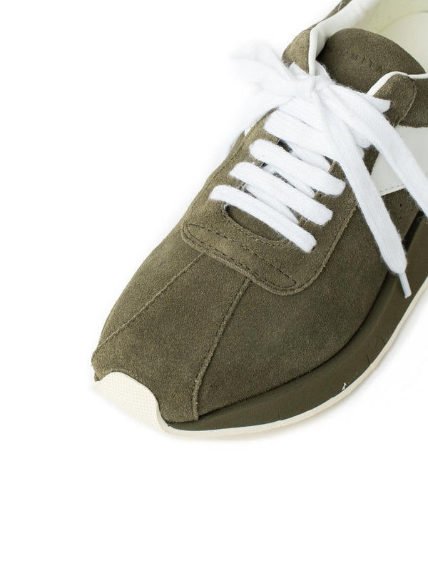 Paloma Barceló Zoe Suede Khaki Sneakers