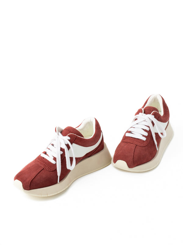 Paloma Barceló Zoe Suede Wine Sneakers