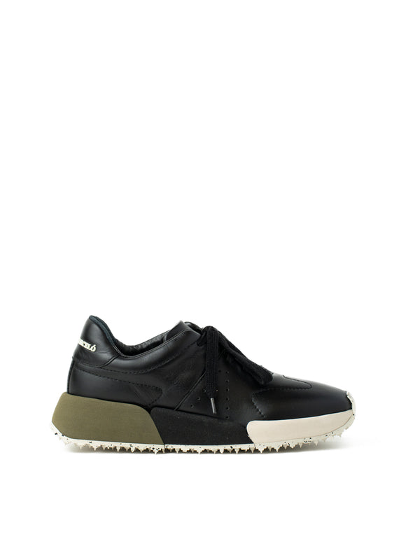 paloma barceló Sabela nappa black sole tricolor Sneakers