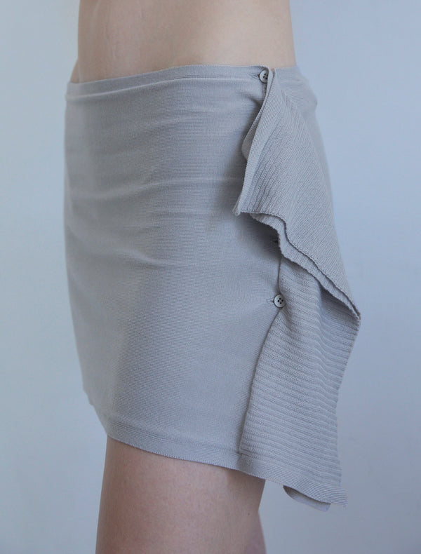 Paloma Wool Cotton Skirt No 2546 / Short Charco