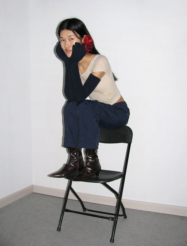 Paloma Wool Knitted Gloves No 1788 / Pan