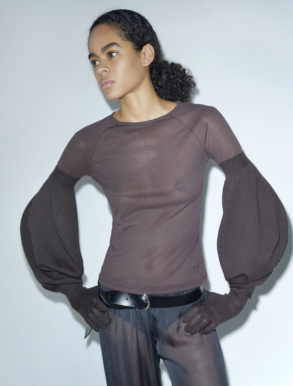 Paloma Wool Knitted Gloves No 2588 / Flake