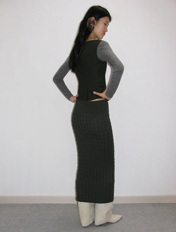 Paloma Wool Knitted Woman Skirt No 1791 / Droppo