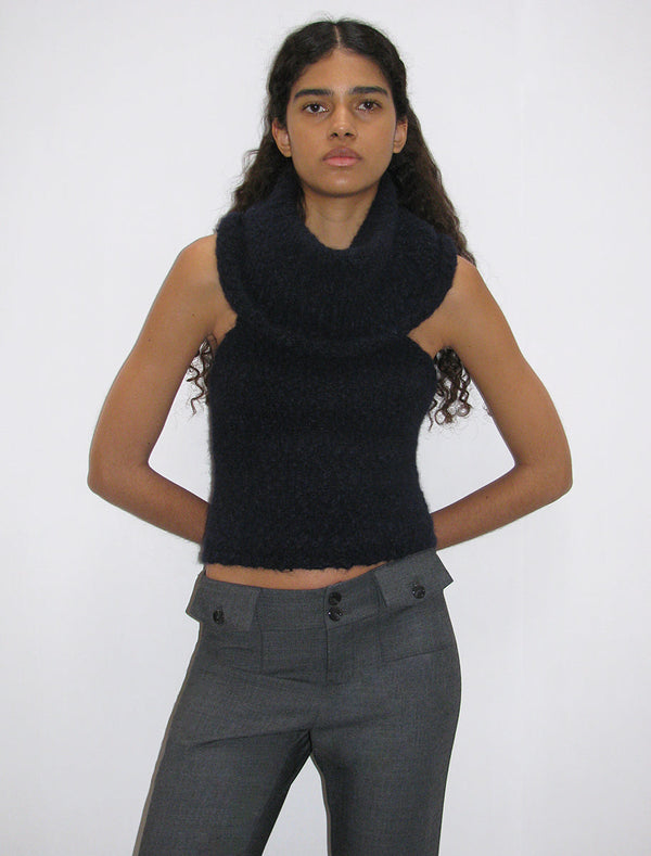 Paloma Wool Knitted Woman Top No 1839 / Groenlandia