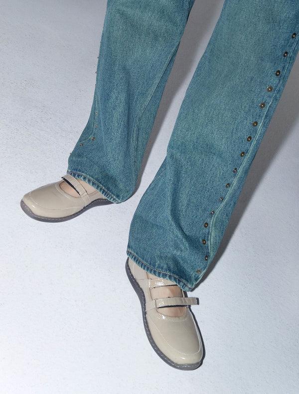 Paloma Wool Leather Ballerinas No 1688 / 002Km