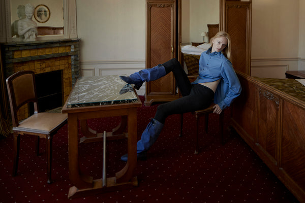 Paloma Wool Leather Boots No 2605 / Victoria Canvas