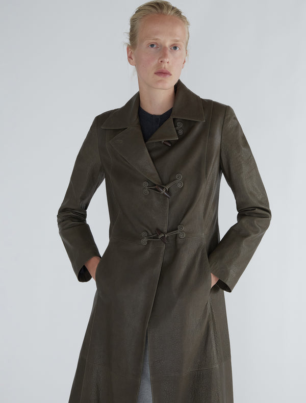 Paloma Wool Leather Coat No 1326 / Nolan