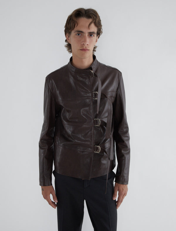 paloma wool Leather jacket no 2688 / Short Niquel B
