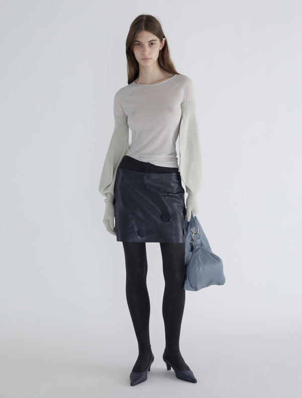 Paloma Wool Leather Skirt No 2597 / Candelita