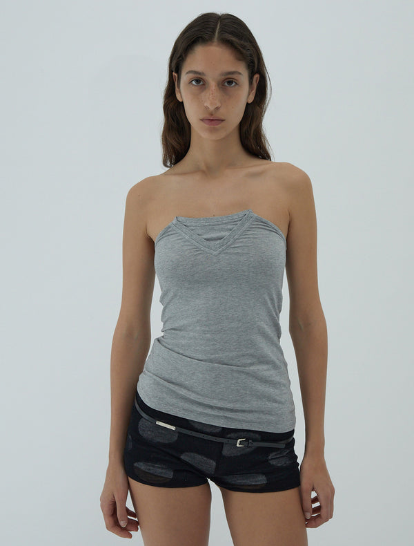 Paloma Wool Top No 2377 / Folded V Neck