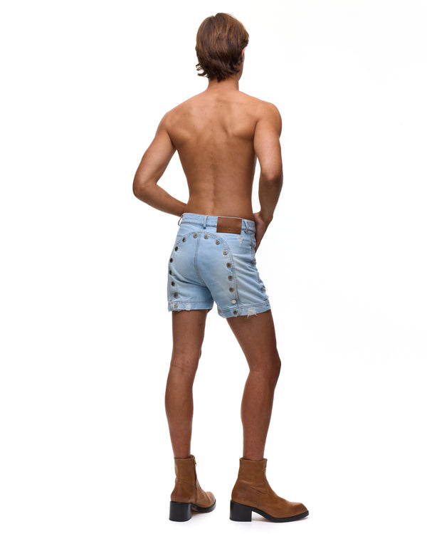 Palomo Spain Ass-Air Light Denim Shorts