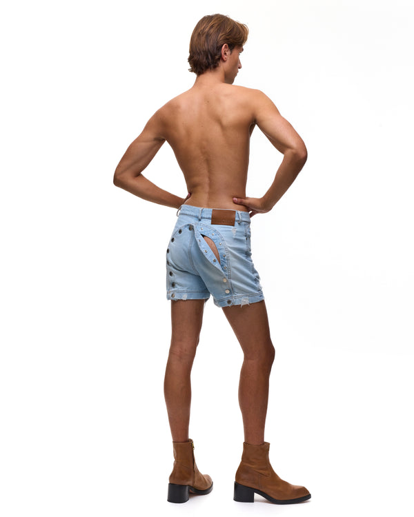 palomo spain Ass-Air Light Denim Shorts