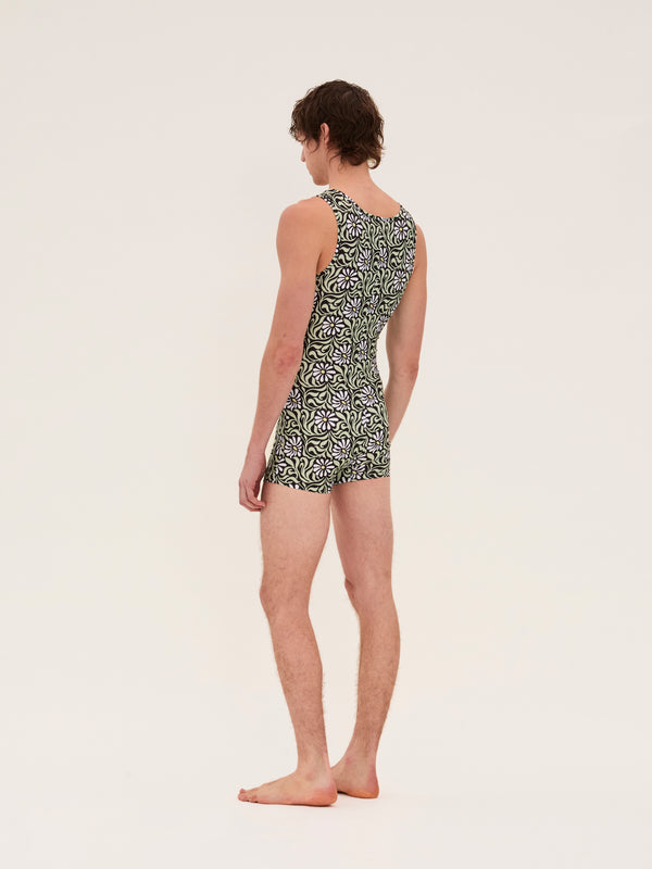 Palomo Spain Black Floral Swim Body