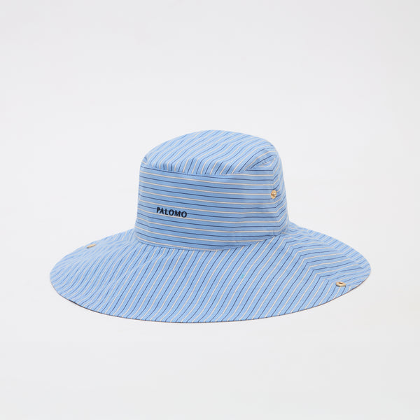 Palomo Spain Blue Stripes Cowboy Hat