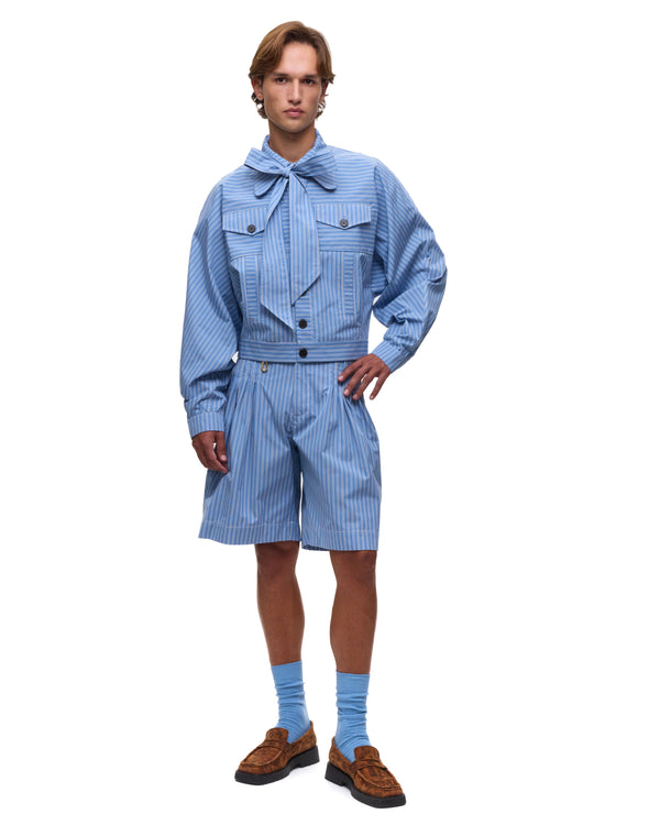 palomo spain Calum Blue Stripes Jacket