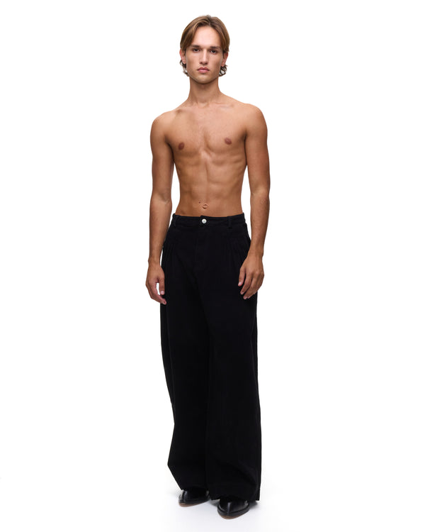 Palomo Spain Cruising Black Denim Trousers