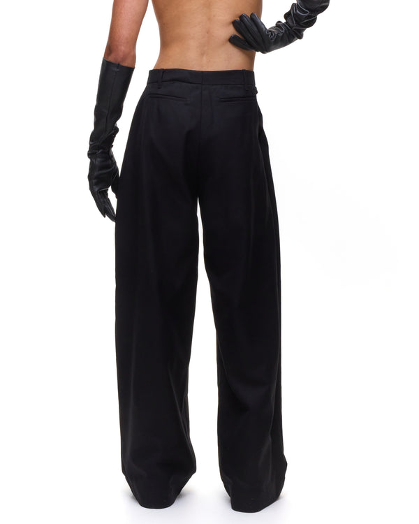 Palomo Spain Cruising Black Tailored Trousers