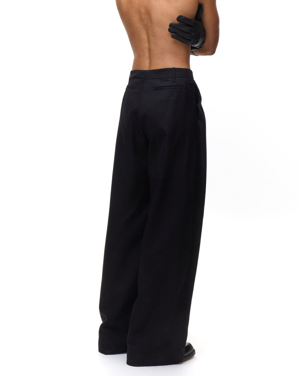 Palomo Spain Cruising Black Tailored Trousers