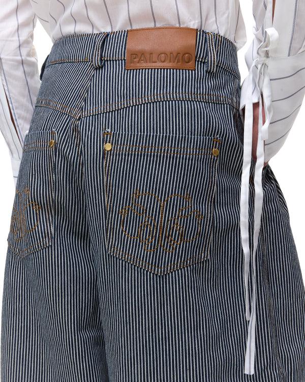 Palomo Spain Cruising Denim Stripes Trousers