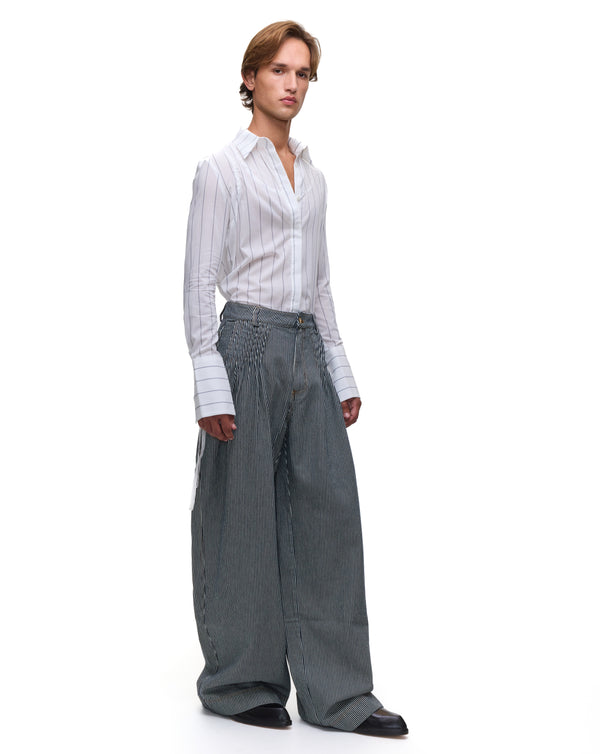palomo spain Cruising Denim Stripes Trousers