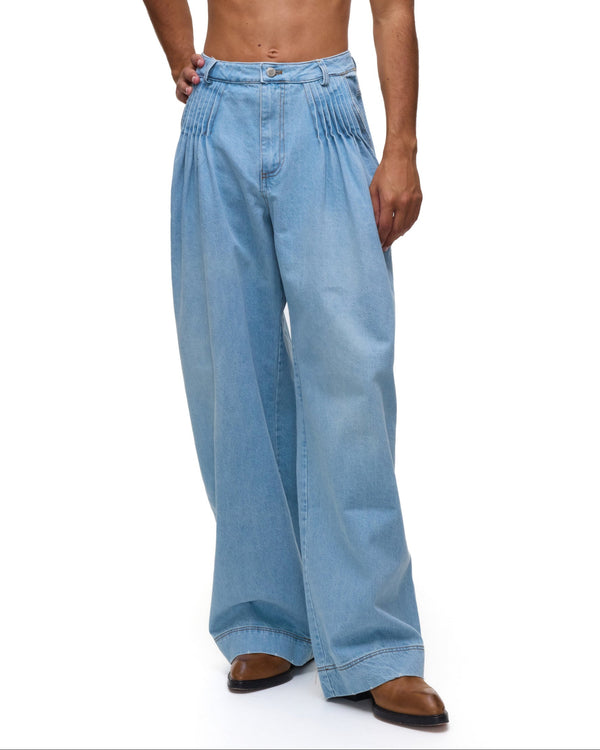 Palomo Spain Cruising Light Denim Trousers