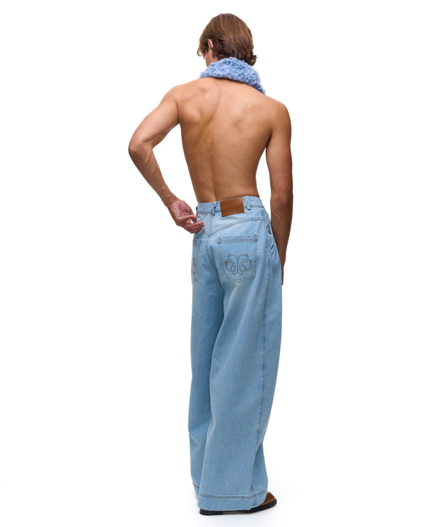 Palomo Spain Cruising Light Denim Trousers