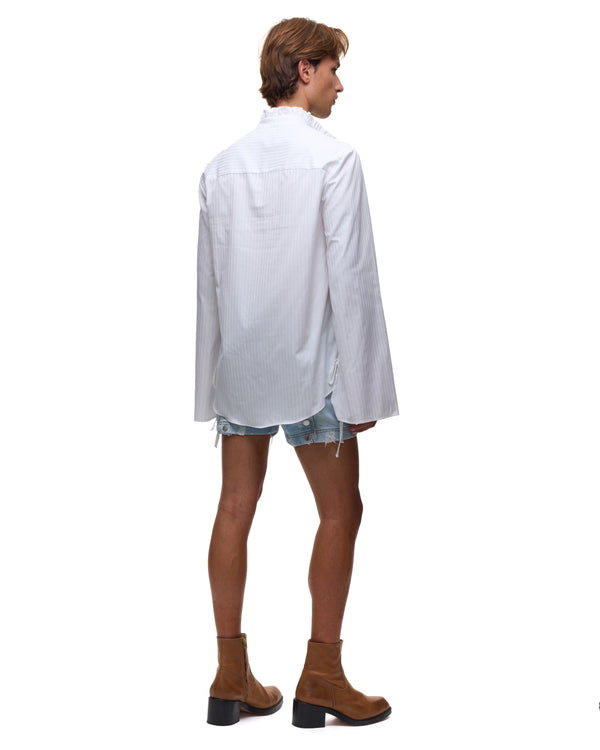 Palomo Spain Fede White Stripes Shirt