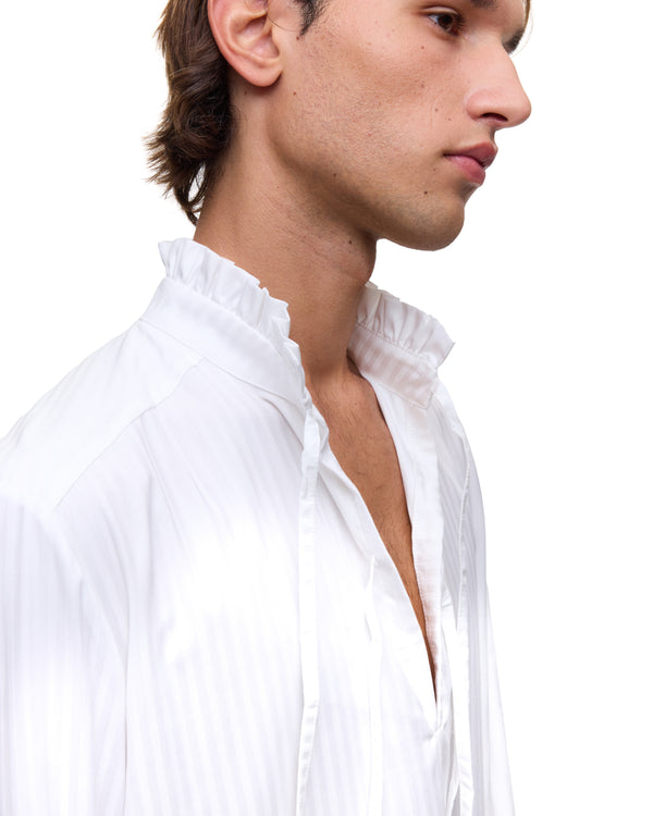 Palomo Spain Fede White Stripes Shirt