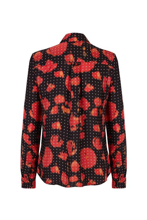 Palomo Spain Fernando Red Printed Shirt
