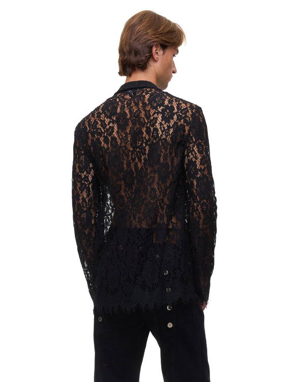 Palomo Spain Jonathan Black Lace Shirt