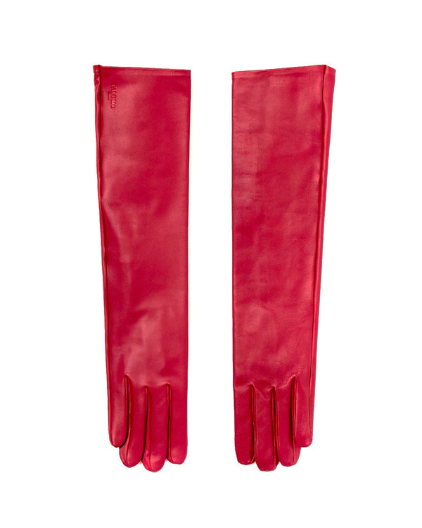 palomo spain Red Leather Gloves