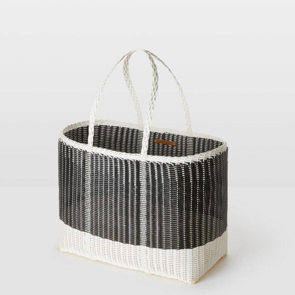 Palorosa Basket | Large Black + White
