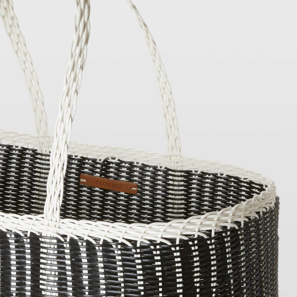 Palorosa Basket | Large Black + White