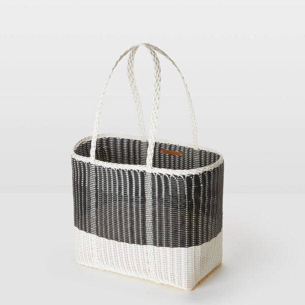 Palorosa Basket | Medium Black + White