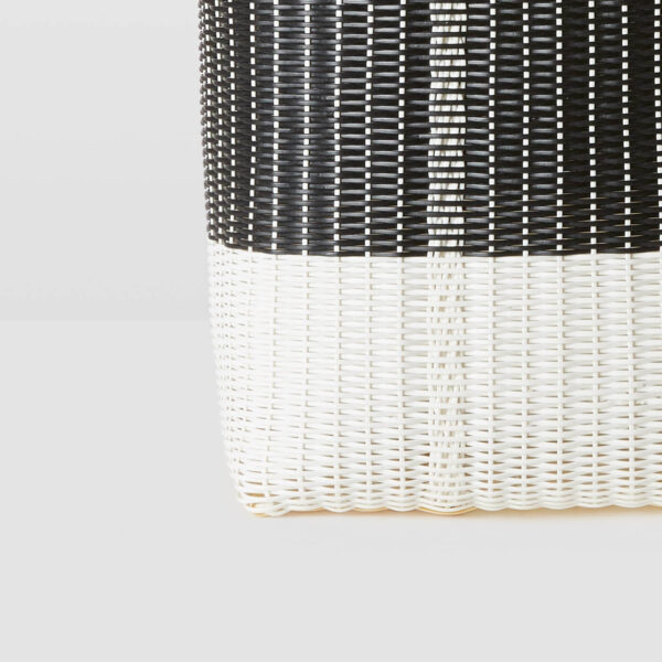 Palorosa Basket | Medium Black + White