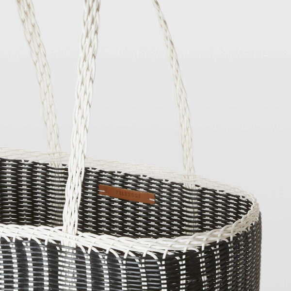 Palorosa Basket | Medium Black + White