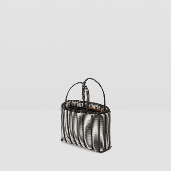 Palorosa Stripes Mini Tote | Black + White