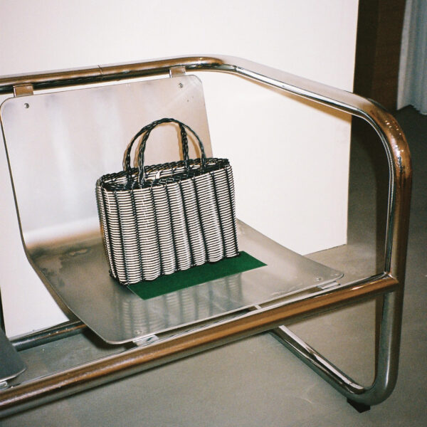 Palorosa Stripes Mini Tote | Black + White