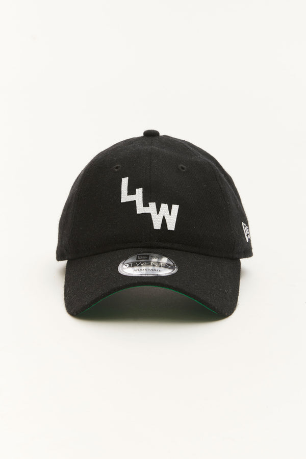 pam perks and mini 9TWENTY CAP WOOL. FLANNEL. NEW ERA BLACK