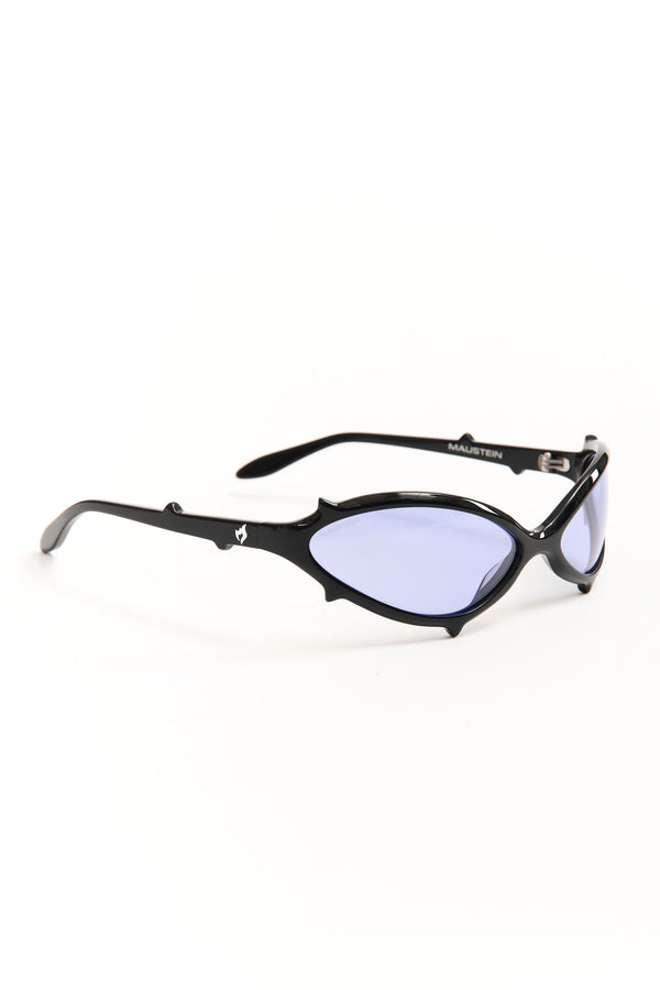 pam perks and mini BABY SPIKE - BLACK WITH PURPLE LENS