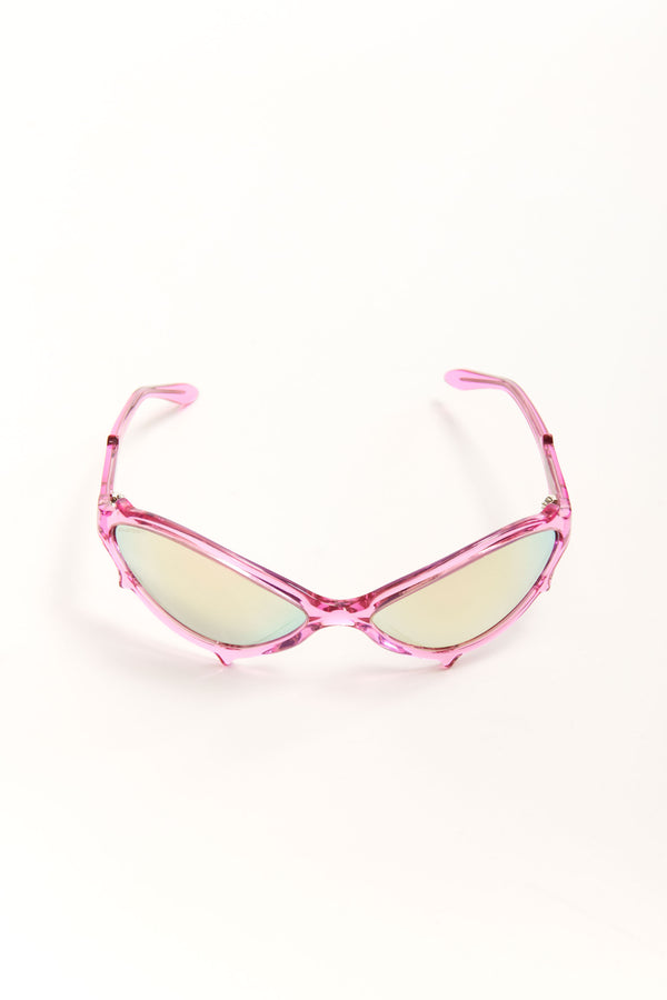 Pam Perks And Mini BABY SPIKE - CRYSTAL PINK WITH PINK LENS