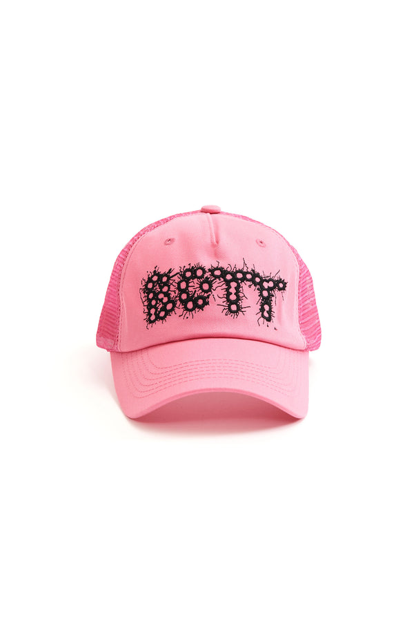 pam perks and mini BANG Logo Mesh-back 5-Panel Cap Pink